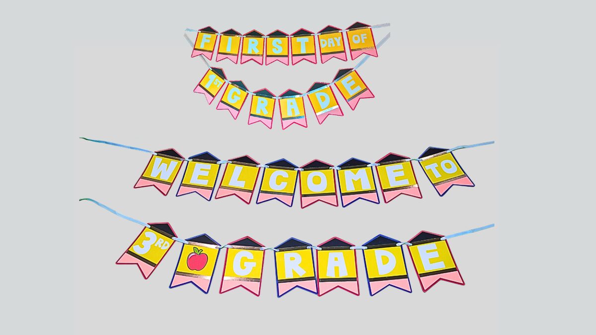 Back to School decor set